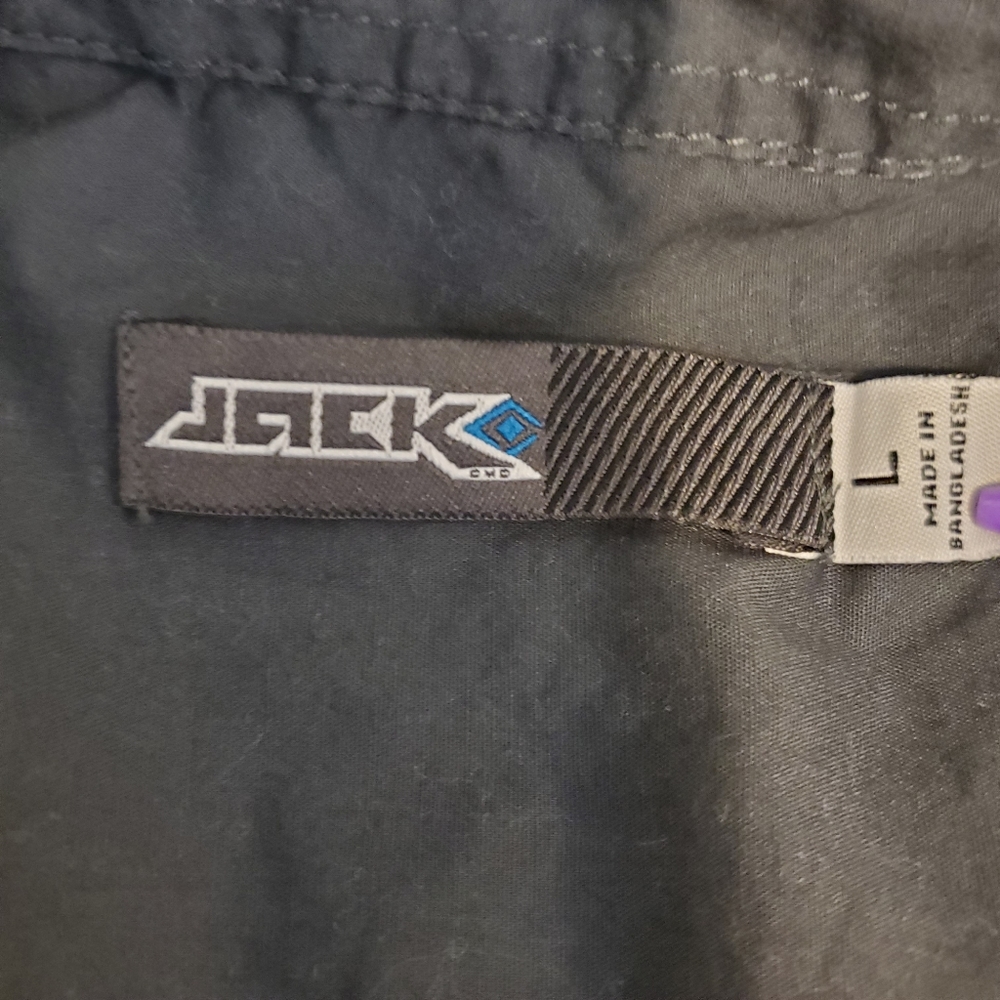 Jack Grey Military Style Button Down - Picture 4 of 7